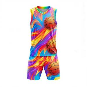 Proveedor Directo de Pakistán, MOQ Bajo, Uniforme de Baloncesto, Sublimación 3D, Diseño Personalizado, Crea Tu Propio Conjunto de Uniforme de Baloncesto - Product Image 4