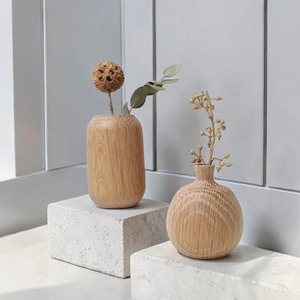 <b>Small</b> Wooden Flower Vase | Japanese Style Desktop Decor for Home & <b>Office</b> - Product Image 5