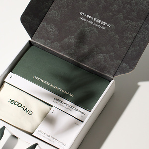 [ECOAND] Kit de voyage EATRK006 Kit de voyage pour savon nettoyant Ingrédients à base de plantes Barre de savon de voyage en plastique sans déchets - Product Image 3