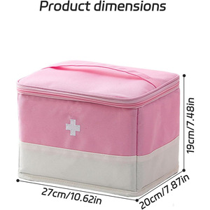 Pochette d'urgence de haute qualité en cuir imperméable et résistant pour équipement de survie et rangement de médicaments, en vente - Product Image 3