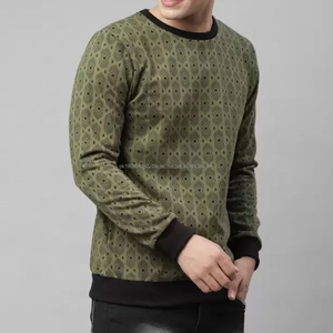 Sudadera de Hombre con Diseño Único, Bordada, de Color Sólido, Informal, Tallas Grandes, Poliéster/Algodón/Felpa, Personalizable - Product Image 3