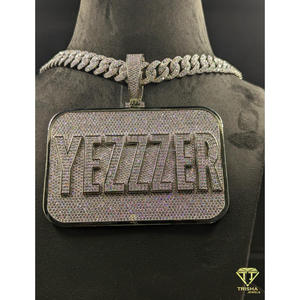 จี้ YEZZZER แบบสั่งทำพิเศษ ประดับเพชร VVS Lab Grown ระดับพรีเมียม เครื่องประดับสตรีทแวร์ โดย Trisha Jewels - Product Image 4