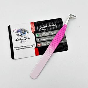 แหนบต่อขนตาสเตนเลสปลายนาโน90องศาพร้อมฉลากส่วนตัวที่ดีที่สุดสำหรับการต่อขนตา - Product Image 5