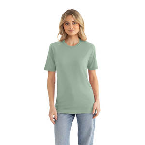 เสื้อยืด Next Level 6200 รุ่นใหญ่ สีเขียวเซจ ผ้าโพลี/คอตตอน สำหรับงานเทศกาล ผู้หญิง - Product Image 1