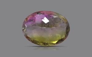 Tourmaline Pastèque Naturelle Bio Colorée, Pierre Précieuse Facettée de Coupe Ovale 0,5 carat, pour la Fabrication de Bijoux Légers, Coupe Artisanale, Pierre Libre, Certifiée par un tiers - Product Image 4
