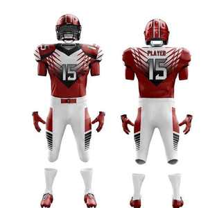 Camisetas de Fútbol Americano Personalizadas al por Mayor para Hombre, Tallas Grandes, Manga Corta, Impresión Digital, 100% Poliéster, Transpirables, de Secado Rápido, Cuello en V - Product Image 6