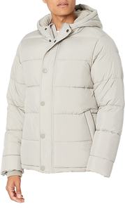 OEM Custom Winter Puffer <b>Jackets</b> <b>Men</b> Unisex Casual Style Zipper Closure Waterproof Fabric Cotton Stand Heat Logo Design 2026 - Product Image 1