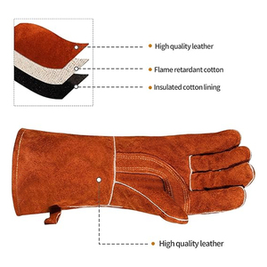 Best Hot Selling Latest Fashion High Quality Leather Welder Working <b>Gloves</b> Best Edition Most Demanded Article Welding <b>Gloves</b> - Product Image 3