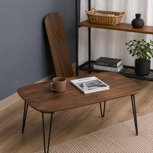 Modern Folding Bed Tray Table Portable <b>Lap</b> <b>Desk</b> Wooden Coffee Table for Bed and Sofa - Product Image 5
