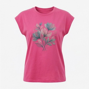 Conjunto de Camiseta y Pantalones Cortos para Mujer, de Alta Calidad, Talla Personalizada, con Logotipo Bordado Único, Moda de Verano, Color Personalizado - Product Image 1