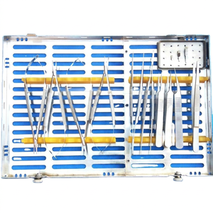 Ensemble d'instruments de microchirurgie cardiovasculaire de base en acier inoxydable de haute qualité, pinces, clips, pinces à griffes, ensemble d'implants dentaires - Product Image 1