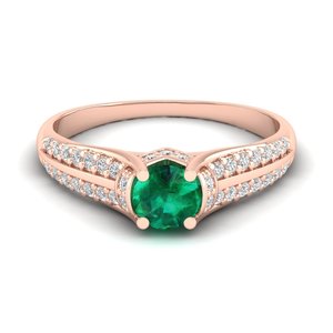 REYES Exquisite 925 Sterling <b>Silver</b> GRA Certified Moissanite and <b>Emerald</b> Gemstone <b>Ring</b> Luxury Birthstone Fine Jewelry For Women - Product Image 1