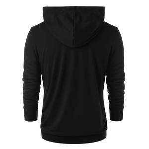 Nouvelle mode homme automne/hiver, sweat à capuche ample à manches longues, couleur unie - Product Image 6