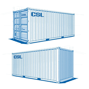 ตู้คอนเทนเนอร์ขนส่งสินค้าแบบ High Cube ขนาด 20 ฟุต รุ่นใหม่ DFC พร้อมประตูด้านข้างแบบเปิด ผลิตจากเหล็กคอร์เทน ได้รับการรับรอง CSC ความจุ 32.3 ลูกบาศก์เมตร สีตามสั่ง - Product Image 6