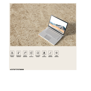 กระเบื้องพอร์ซเลนลายหินสไตล์ร็อค ขนาด 600x1200 มม. หนา 10 มม. ผิวด้าน กันลื่น สำหรับปูพื้นและผนังภายในและภายนอกอาคาร ห้องน้ำ สระว่ายน้ำ - Product Image 1
