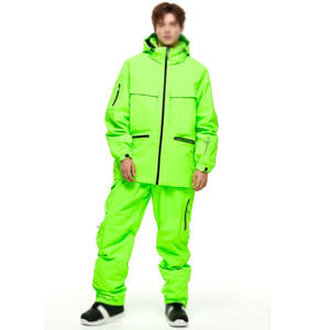 Combinaisons de ski unisexes personnalisées pour l'hiver, isolées, coupe-vent, imperméables, pour adultes, veste de neige, combinaison de snowboard pour hommes - Product Image 1