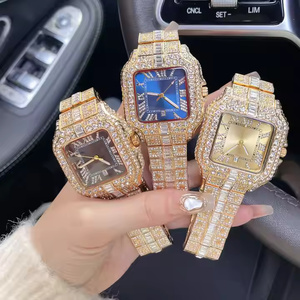 Montre de luxe pour homme en moissanite et quartz, style hip-hop, sertie de diamants, design de bijoux pour homme - Product Image 5