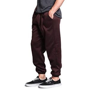 Men's 2026 Autumn Winter Joggers Sweat Pants Casual <b>Elastic</b> <b>Lace</b> Loose Fit Trousers - Product Image 2