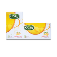 Produits d'exportation du Vietnam sachets de tisane thé de fleur relaxant boisson boîtes personnalisées avec logo emballage sachets de thé au gingembre