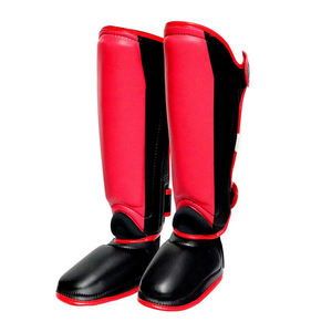 OEM LEMBRO INDUSTRY - Espinilleras Profesionales de Cuero Ligero para Adultos, Personalizadas, para Entrenamiento de Kick Boxing, Fútbol y Soccer - Product Image 2