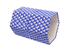 Caja de Almacenamiento Rectangular de Tela de Algodón con Estampado Artesanal, Organizador Decorativo para el Hogar y la Oficina - Product Image 2