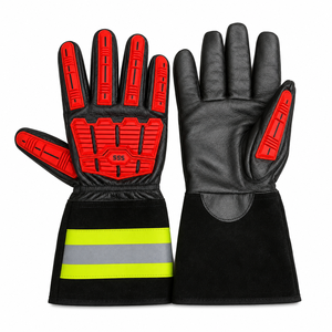 Gants en cuir résistants aux chocs TPR pour le pétrole et le gaz, le forage, l'exploitation minière, la construction et les travaux industriels lourds - Product Image 1