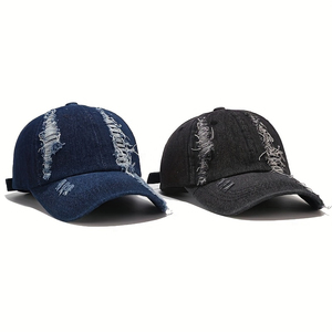 Gorra Trucker de Malla con Múltiples Paneles, 100% Poliéster, Lisa, Suave, Sin Estructura, Lavada, Desgastada, Ajustable, Estilo Papá - Product Image 2