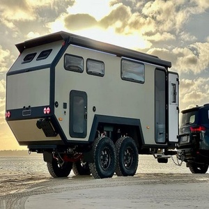 Remolque de caravana disponible con una longitud total de 18 pies y una capacidad de peso de 3500 lb, además de espacio para dormir para 4 personas. - Product Image 3