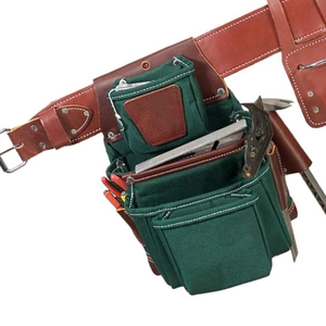 Nylon <b>Leather</b> Heavy Duty Drywall <b>Tool</b> Bag Belt Customizable OEM/ODM <b>Tool</b> <b>Pouch</b> for Carpenter Construction Framers Electrician - Product Image 4