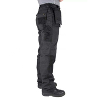 Pantalon de travail robuste en toile 100% coton pour homme, pantalon cargo, vêtements de travail pour atelier, usine, mécanicien, pantalon homme