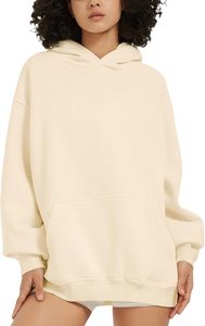 Nueva Sudadera con Capucha Vintage Lavada para Mujer, 100% Algodón, 300g, Oversize, Forro Polar Transpirable, Estilo Urbano, Invierno, Personalizable por Delante - Product Image 2