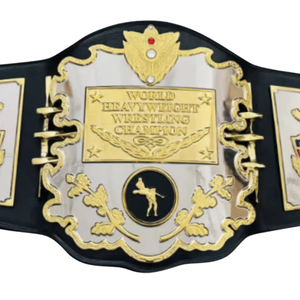 Ceinture de champion du monde de lutte poids lourd - Ceinture sportive personnalisable au design AWA avec détails dorés - Lutte de qualité supérieure - Product Image 5