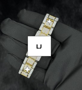 Reloj Personalizado con Diamantes de Imitación VVS de Alta Calidad, Resistente al Agua, Mecánico Automático, de Acero Inoxidable para Hombre - Product Image 2