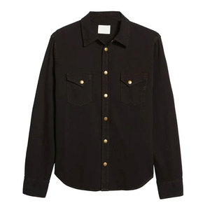 Professional Manufactured Wholesale <b>Men</b> Denim <b>Jeans</b> <b>Shirts</b> Casual Outdoor Use Winter Waterproof Breathable with Custom Logo - Product Image 1
