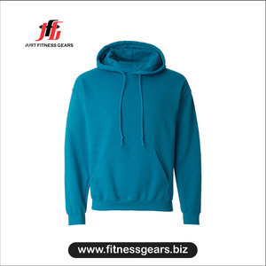 เสื้อฮู้ดผู้ชาย Just Fitness Gears ทรงปกติ สีพื้น ผ้าเฟรนช์เทอร์รี่ สวมใส่สบายๆ สำหรับฤดูใบไม้ร่วง มีกระเป๋า - Product Image 1