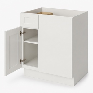 Meuble bas d'angle aveugle OEM 33 pouces blanc Shaker 1 tiroir RTA Direct usine Vietnam - Product Image 3