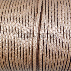 High Quality Round <b>Braided</b> Leather Cord for DIY Craft Jewelry and Other <b>Accessories</b> at Whole Sale Price - Product Image 2