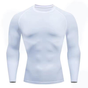 Premium Compression Fitness Rash Guard Long Sleeve Athletic Top for Men Women Breathable Eco-friendly Moisture Wicking - Product Image 4