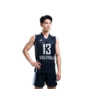 Uniformes de Voleibol para Mujer de Color Sólido Estampados de Fábrica, Venta al Por Mayor, Diseña Tu Propio Logotipo, 100% Poliéster Antibacterial Plus - Product Image 1