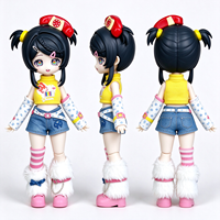 Figurine articulée BJD en PVC personnalisée de haute qualité avec articulations mobiles pour collection d'anime, affichage, usine OEM ODM