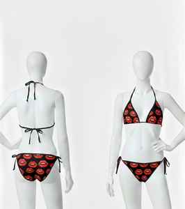 Conjunto de Bikini Sexy de Encaje con Estampado Digital de Sublimación de Alta Calidad - Product Image 1