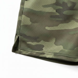 Shorts d'arts martiaux unisexes camouflage, séchage rapide, polyester, coupe classique, taille adulte - Product Image 4