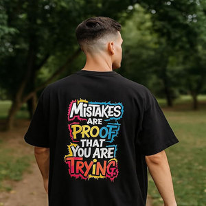 เสื้อยืดทรงหลวมลำลองพิมพ์ลายฮิปฮอปผ้าฝ้าย100% สำหรับผู้ชาย - Product Image 4