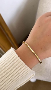 Pulseras de Diamantes de Oro Sólido 14K 18K, Corte Redondo, Cultivados en Laboratorio, Estilo Minimalista, Apilables, de Lujo, para Uso Diario, Joyería Fina - Product Image 6