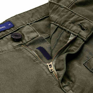 Pantalon Cargo Homme en Gros, Multi-Poches, Coton, Taille Entièrement Élastique, Braguette Boutonnée, Style Streetwear Décontracté pour Hommes - Product Image 4