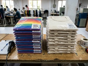 เสื้อยืดผ้าฝ้ายสำหรับผู้ใหญ่แบบยูนิเซ็กซ์ คอลเลคชั่นเรนโบว์ หลากสี สวมใส่สบายๆ - Product Image 5
