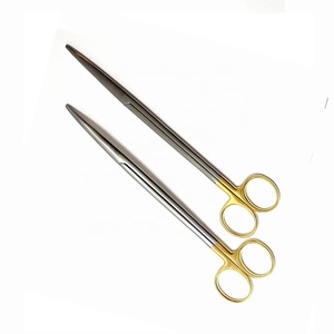 Tijeras Metzenbaum, Doradas, Rectas/Curvas, para Corte de Tejidos Delicados, Punta Roma, MSC-H-1063, Clase I - Product Image 6