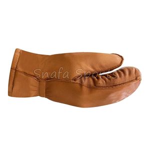 Gants mitaines en cuir d'agneau véritable personnalisés, chauds pour l'hiver, de haute qualité et à prix abordable, pour hommes et femmes, avec motifs - Product Image 5