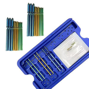Reusable Titanium Threaded Suture Anchor System Lateral <b>Crimp</b> <b>Set</b> for Orthopedic Ligament Repair Horses Cattle Goats CE - Product Image 2