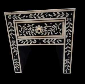 Mesa de Centro de Hueso Incrustado Hecha a Mano con Diseño de Ángel, Ecológica, Personalizable, Elegante, Lujosa, Moderna, Opción de Consola Ajustable, Decoración Escolar - Product Image 6